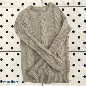 Chunky Knit Oversized Sweater